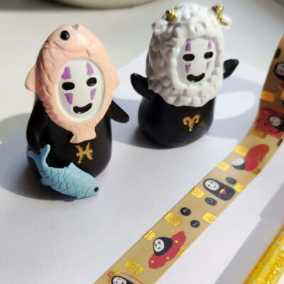 No Face Washi Tape (Gold Foil)