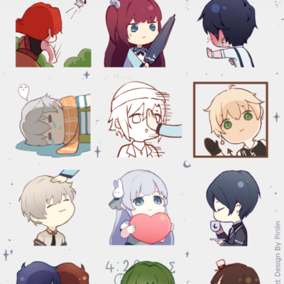 Dark Nights sticker sheet